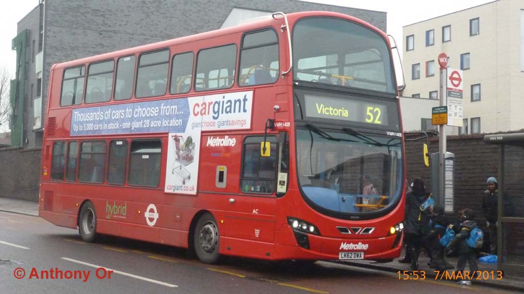 The Bus Route 52 Map Route 52